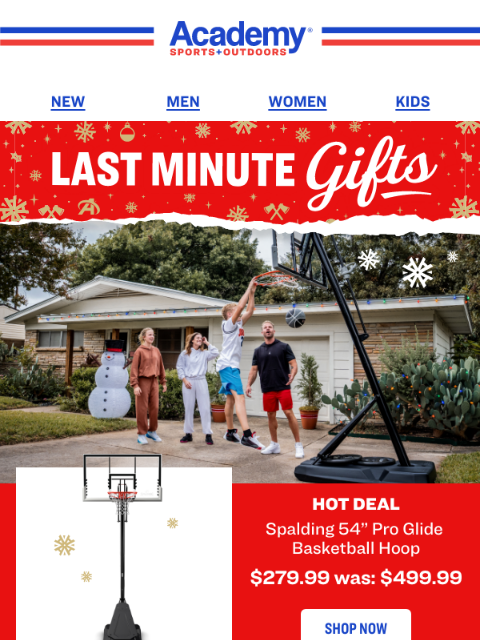 academy newsletter: Last Minute Gifts! 🎁 Hot Deals on Outdoor Fun