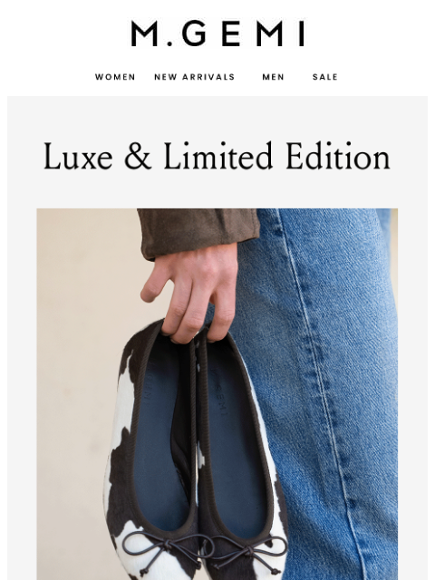 mgemi newsletter: Limited Edition: Calf-Hair Styles