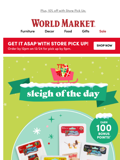 emailworldmarket newsletter: Our TOP Stocking Stuffers 🎉🍾🎁