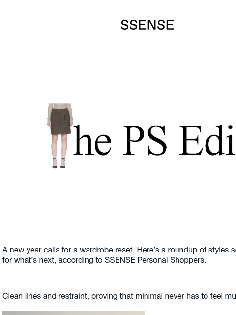 ssense newsletter: Our Personal Shoppers’ Picks