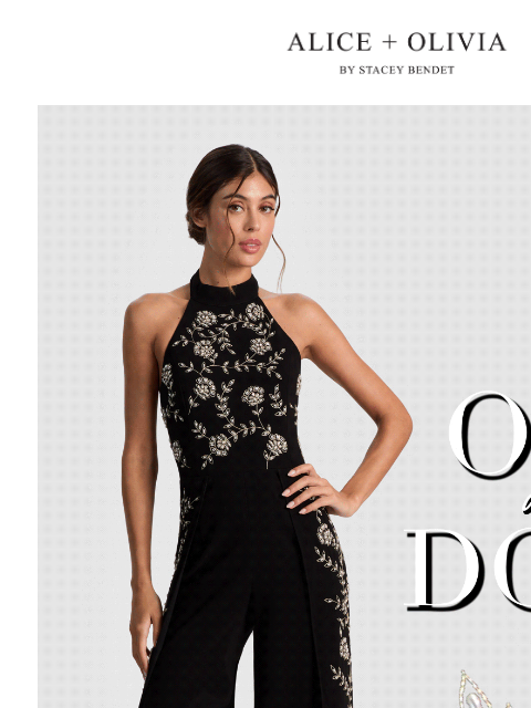 aliceandolivia newsletter: The Jumpsuit Edit