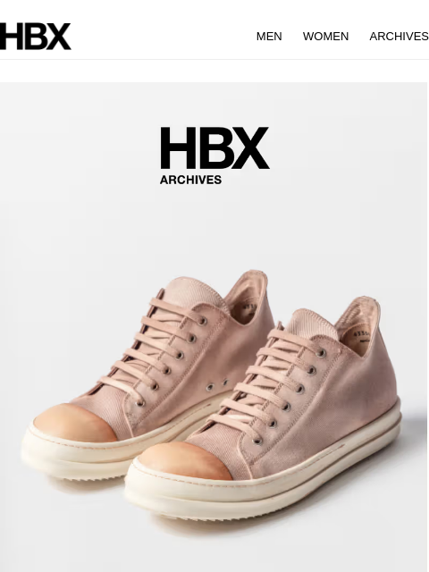 hbx newsletter: HBX Archives Preview: 19 Dec/9AM EST/10PM HKT Rele...
