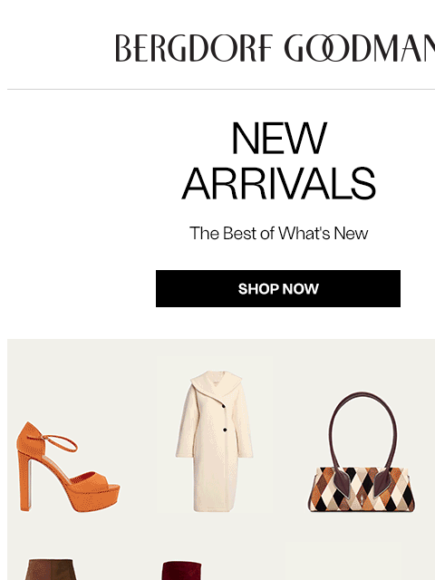bergdorfgoodman newsletter: Newness Report: This Just In