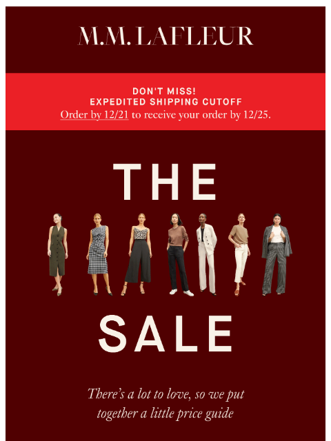 mmlafleur newsletter: The Archive Sale—Simplifed