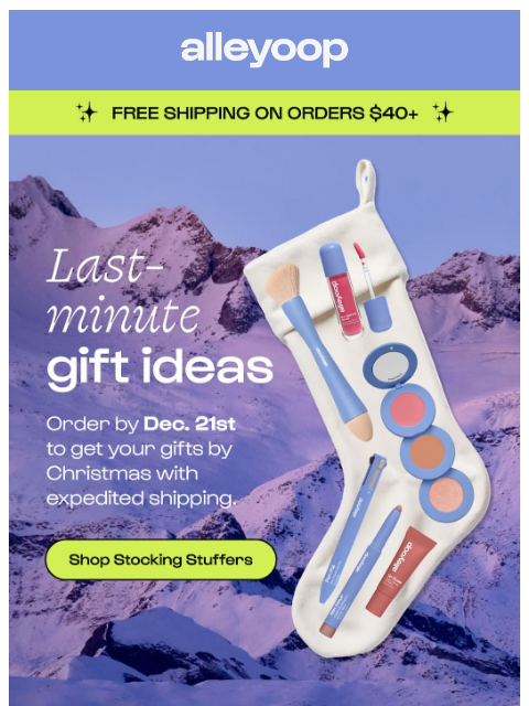 meetalleyoop newsletter: Stocking stuffers for you ❤️🎁