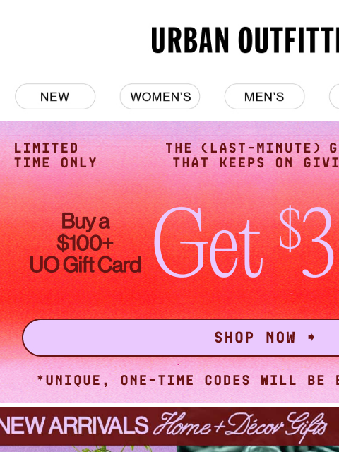 urbanoutfitters newsletter: New gifts from UO Home