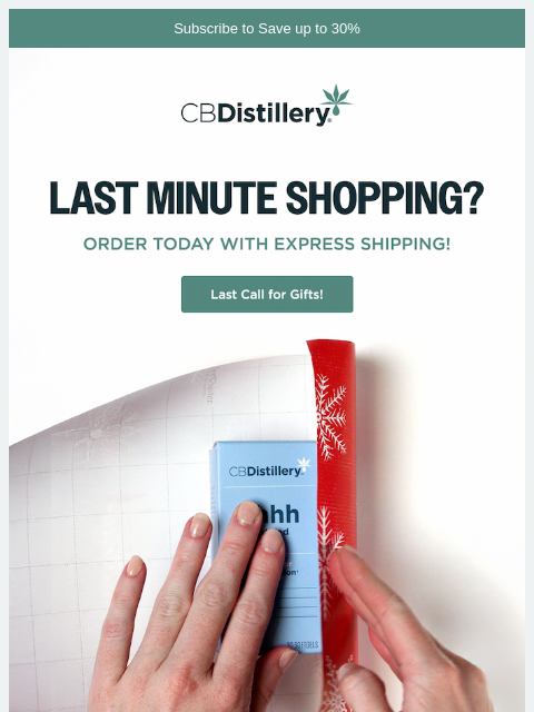 thecbdistillery newsletter: Still figuring out what to give them?