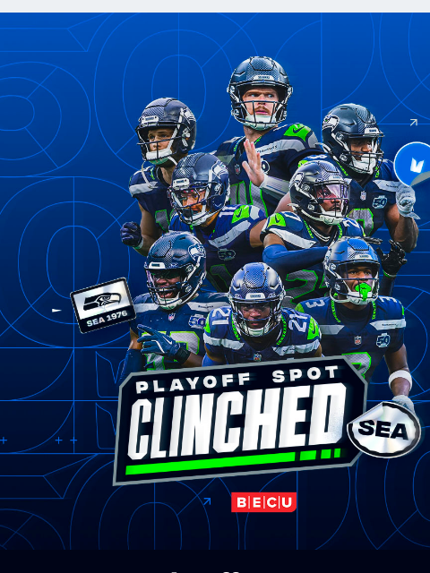 seahawksemail newsletter: Playoffs CLINCHED ‼️