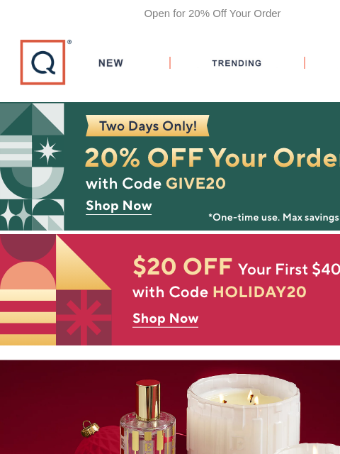 qvcemail newsletter: Wrap Up Last-Minute Deals