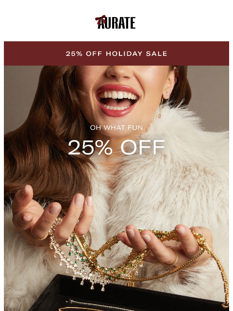 auratenewyork newsletter: 1ST ONE TO CLICK WINS