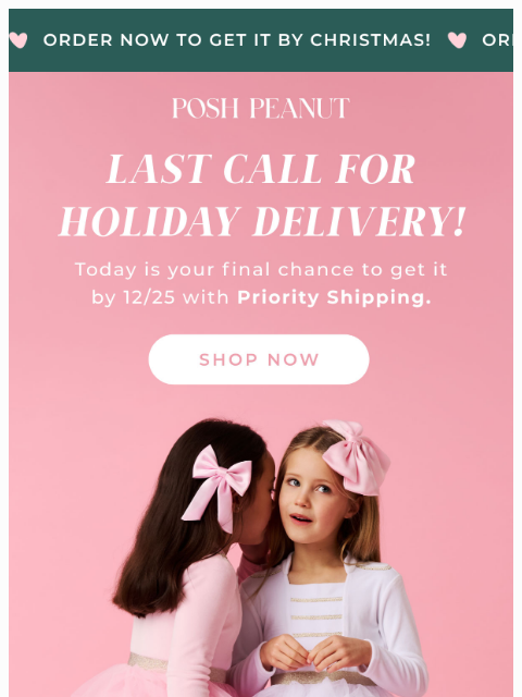 poshpeanut newsletter: 🎁 Save on Last Minute Gifts!
