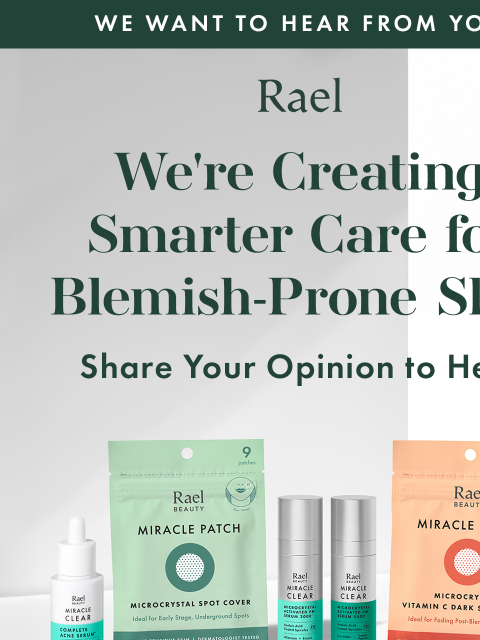 getrael newsletter: Your Input Matters: Help Us Create Products for Bl...