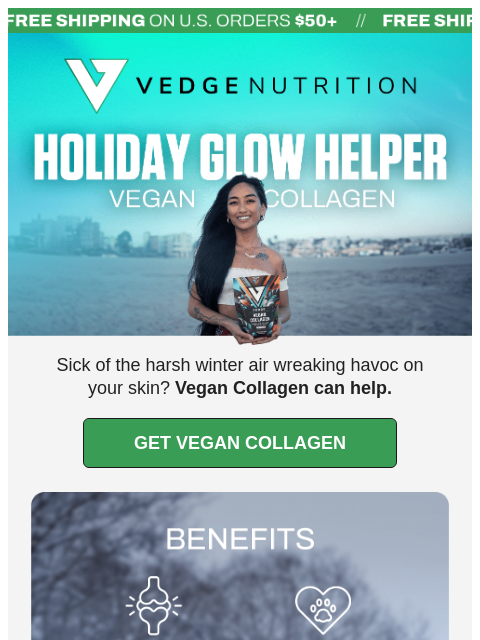 vedgenutrition newsletter: 💅 Like Sealant for your Skin