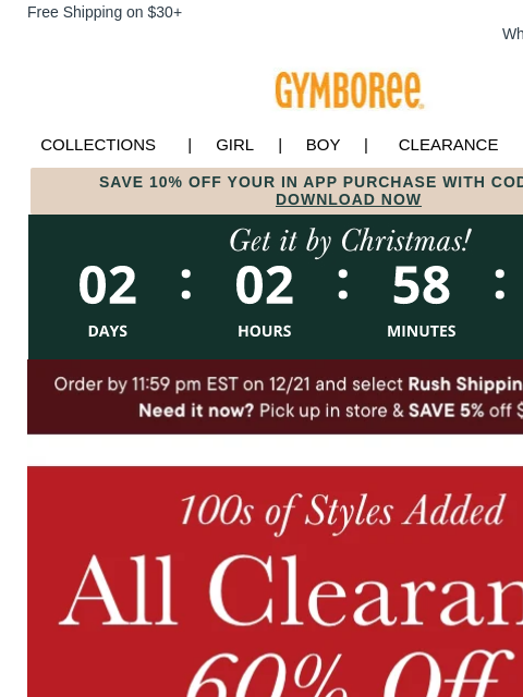 gymboree newsletter: GOING FAST! 🩰👗 Our Limited-Edition Collection