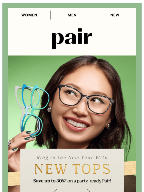 paireyewear newsletter: Don’t Drop the 🪩 on Your NYE Look