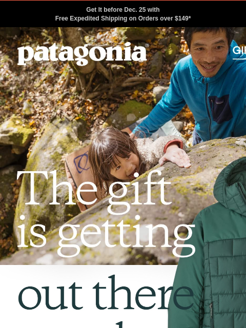 patagonia newsletter: Gifts for the whole family