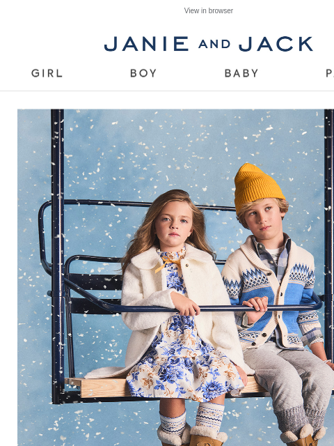 janieandjack newsletter: Open for something cozy...