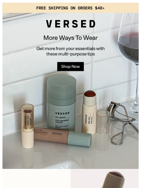 versedskin newsletter: Get The Most From Your Products