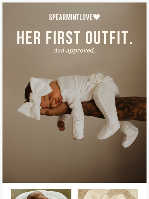 spearmintlove newsletter: Looking for Baby's First Outfit? We've Got You Cov...