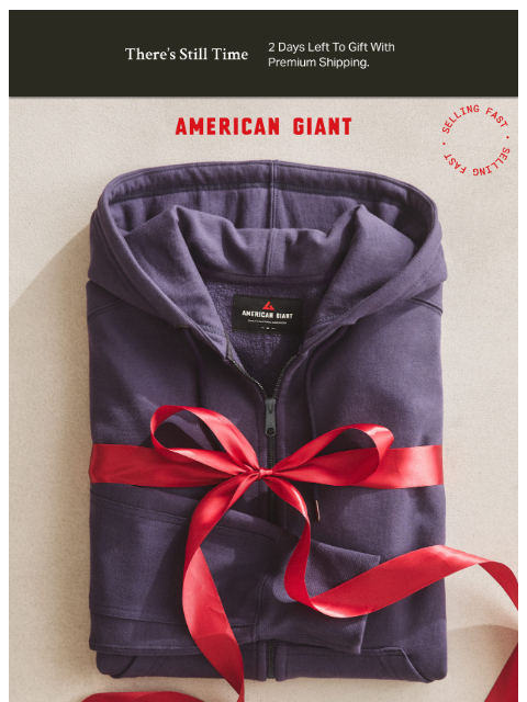 american-giant newsletter: Our Hoodies Are Selling Out!