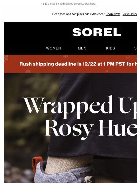 Deep reds and soft pinks add extra cheer If this e-mail is not displayed properly, click here. Deep reds and soft pinks add extra cheer Shop Now ‌ ‌ ‌ ‌ ‌ ‌ ‌ ‌ ‌ ‌ ‌ ‌ ‌ ‌ ‌ ‌ ‌ ‌ ‌ ‌ ‌ ‌ ‌ ‌ ‌ ‌ ‌ ‌