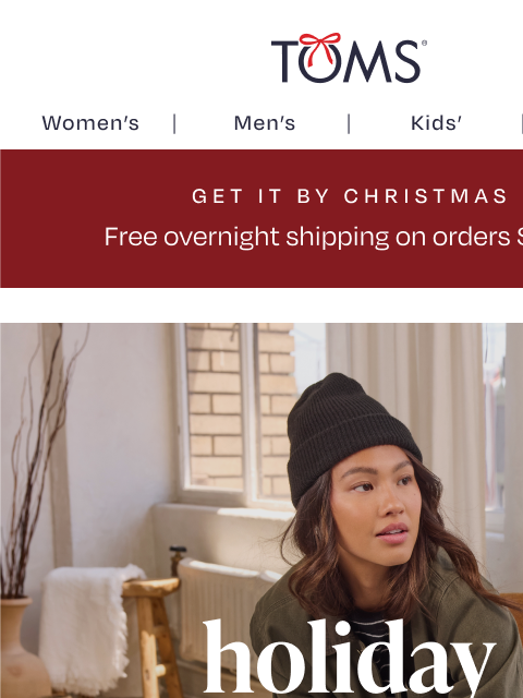 toms newsletter: ❄️ Holiday-Ready Boots for Every Occasion — Now $4...