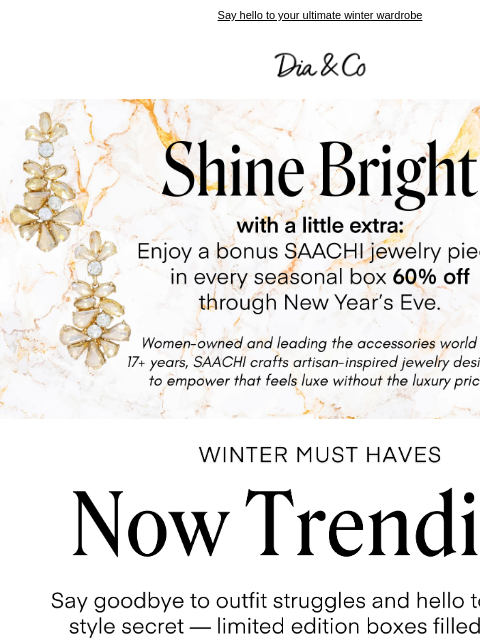 dia newsletter: RE: December's Limited Edition Boxes