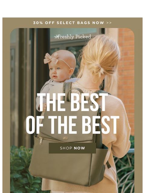 freshlypicked newsletter: Meet the Bags Moms Recommend Most 🎉
