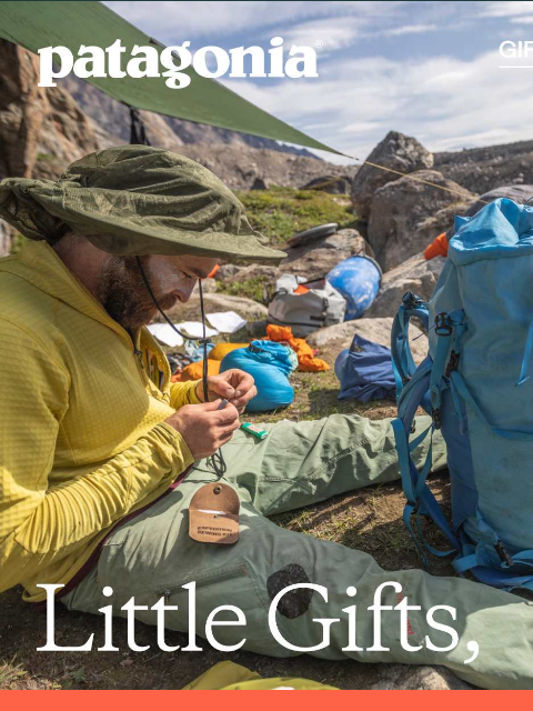 patagonia newsletter: Small gifts that get the job done