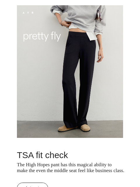 ayr newsletter: travel in style