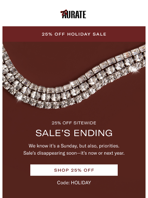 auratenewyork newsletter: 🚨 RED ALERT