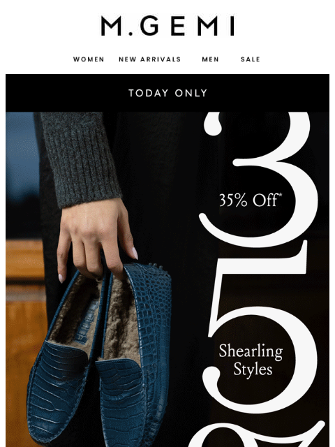 mgemi newsletter: 35% Off: A Warm Welcome to Winter