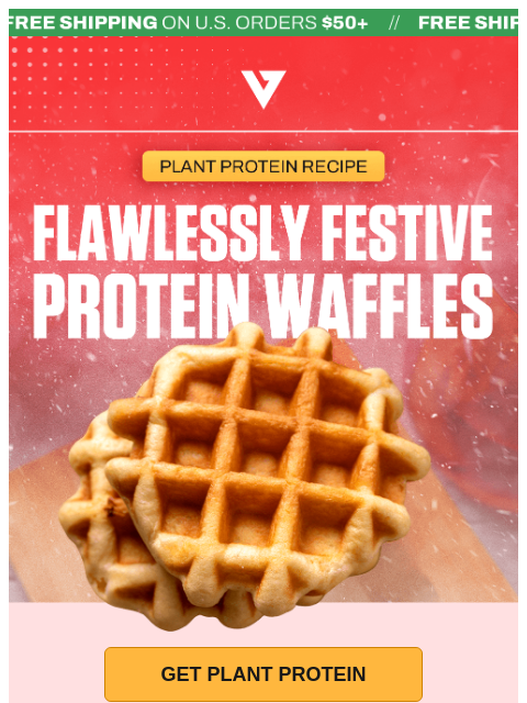 vedgenutrition newsletter: 🧇😋 These are waffly good