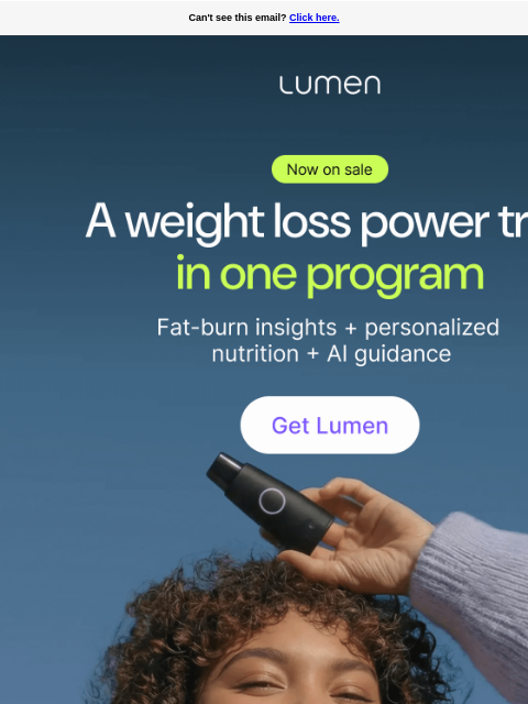 lumen newsletter: Join Lumen’s 360° weight loss program