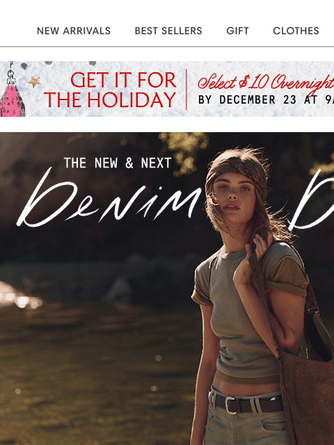 freepeople newsletter: The Monday Drop: New & Next Denim