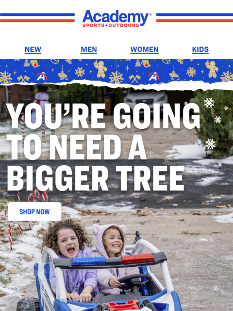 academy newsletter: Big Gifts, Big Deals: Up to 50% OFF Kids' Ride-Ons