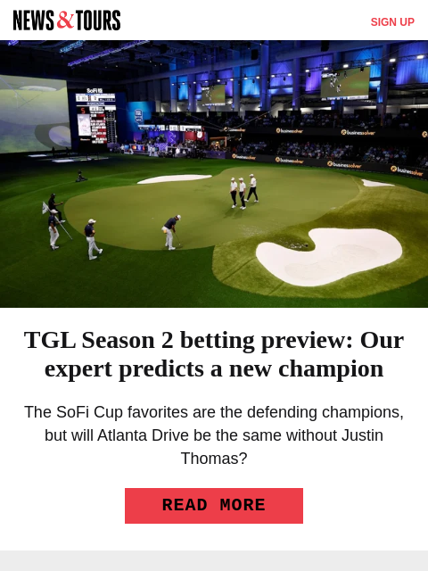 golfdigest newsletter: Tour pro makes 20,000-mile round trip for Masters ...