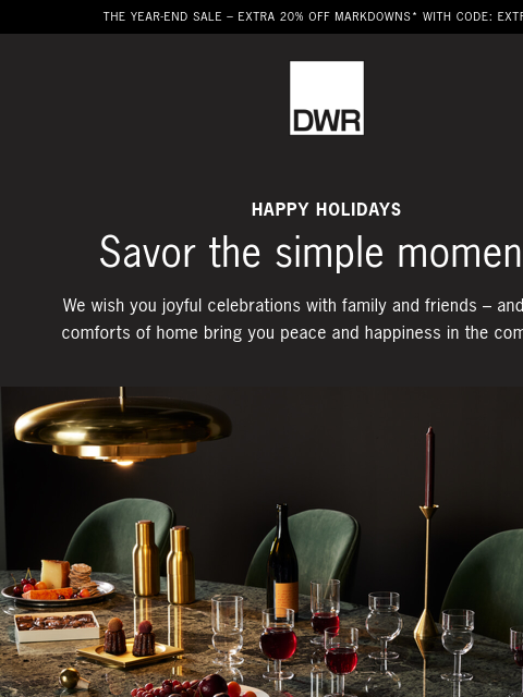 dwr newsletter: Wishing you comfort and joy this holiday season