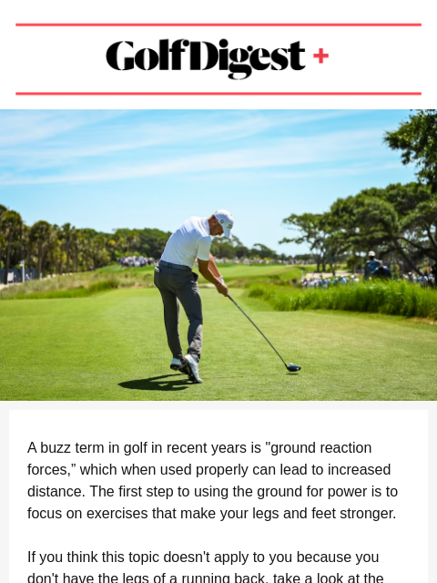 Training your body to use the ground properly in the golf swing is one of the best ways to increase distance. ‌ ‌ ‌ ‌ ‌ ‌ ‌ ‌ ‌ ‌ ‌ ‌ ‌ ‌ ‌ ‌ ‌ ‌ ‌ ‌ ‌ ‌ ‌ ‌ ‌ ‌ ‌ ‌ ‌ ‌ ‌ ‌ ‌ ‌ ‌ ‌ ‌ ‌ ‌ ‌ ‌ ‌ ‌ ‌ ‌ ‌