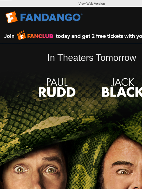 fandango newsletter: Don’t Miss ANACONDA 