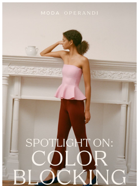 modaoperandi newsletter: Elevate Your Style with Bold Hues
