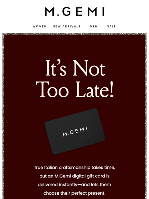 mgemi newsletter: Exactly What They Want, Handmade In Italy