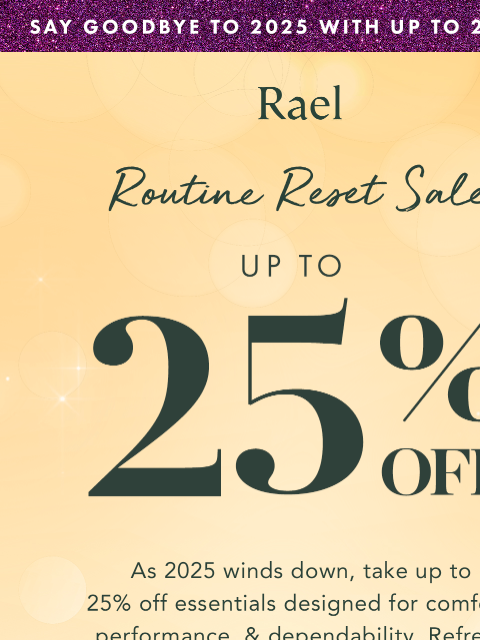 getrael newsletter: Refresh Your Routine with a Special Offer Inside