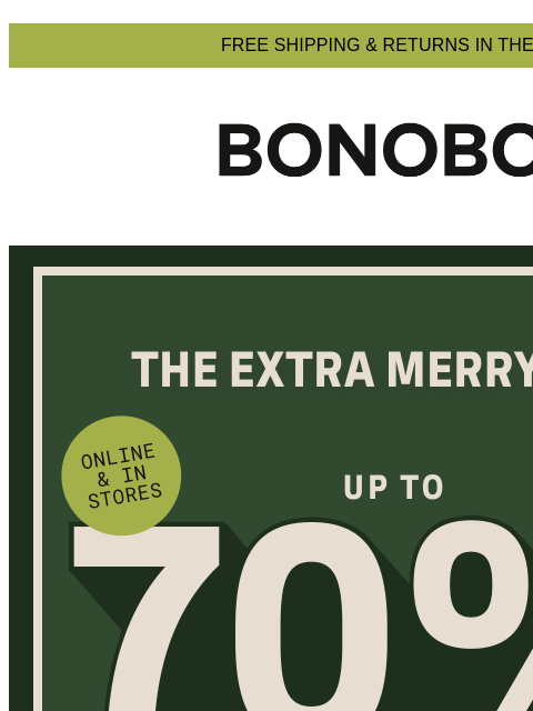 bonobos newsletter: Extra 30% Off Hundreds of Sale Styles