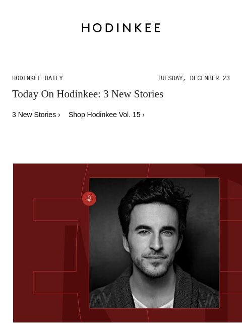 hodinkee newsletter: Hodinkee Daily | 12/23/2025