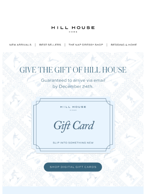 hillhousehome newsletter: The Perfect Last Minute Gift