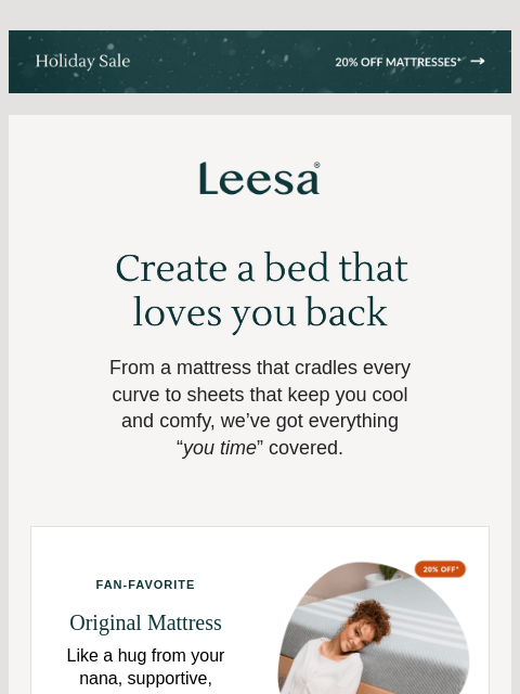 leesasleep newsletter: Build a bed you’ll never want to leave