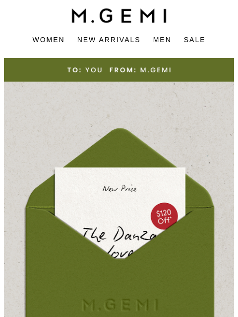 mgemi newsletter: We Took $120 Off A Favorite Flat