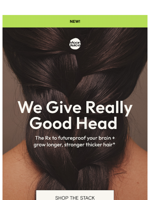 moonjuice newsletter: brain fried? scary hair shedding?