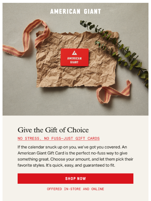 Gift Cards: Give the Gift of Choice ͏ ͏ ͏ ͏ ͏ ͏ ͏ ͏ ͏ ͏ ͏ ͏ ͏ ͏ ͏ ͏ ͏ ͏ ͏ ͏ ͏ ͏ ͏ ͏ ͏ ͏ ͏ ͏ ͏ ͏ ͏ ͏ ͏ ͏ ͏ ͏ ͏ ͏ ͏ ͏ ͏ ͏ ͏ ͏ ͏ ͏ ͏ ͏ ͏ ͏ ͏ ͏ ͏ ͏ ͏ ͏ ͏ ͏ ͏ ͏ ͏ ͏ ͏ ͏ ͏ ͏ ͏ ͏ ͏ ͏ ͏ ͏ ͏ ͏ ͏ ͏ ͏ ͏ ͏ ͏ ͏ ͏ ͏